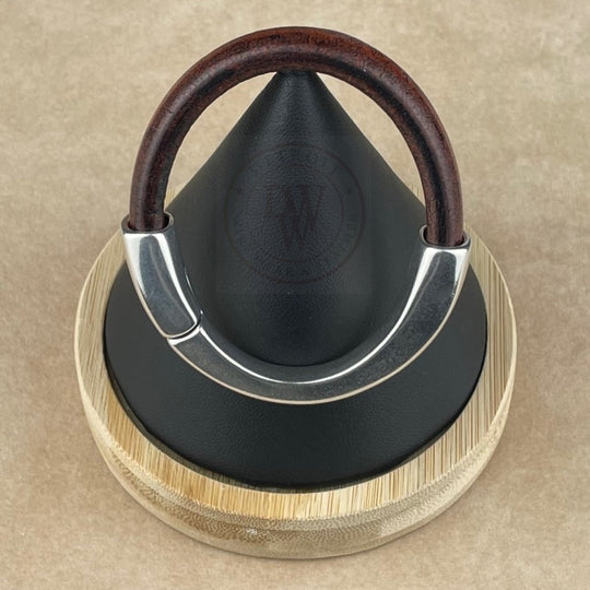 Distressed Brown Leather Unisex Arena Bracelet-1