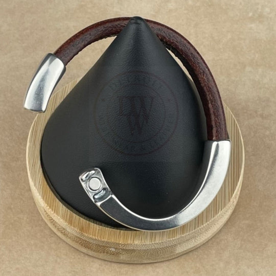 Distressed Whiskey Leather Unisex Arena Bracelet-5