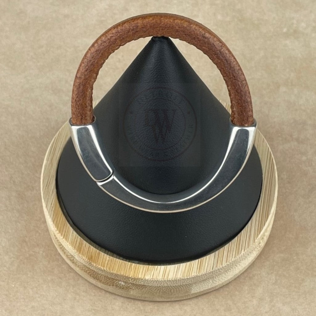 Distressed Tobacco Leather Unisex Arena Bracelet-1