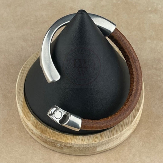 Distressed Tobacco Leather Unisex Arena Bracelet-