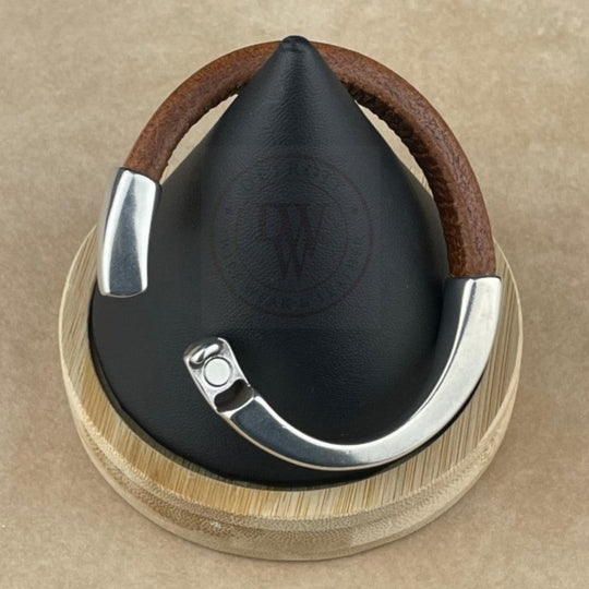 Distressed Tobacco Leather Unisex Arena Bracelet-6