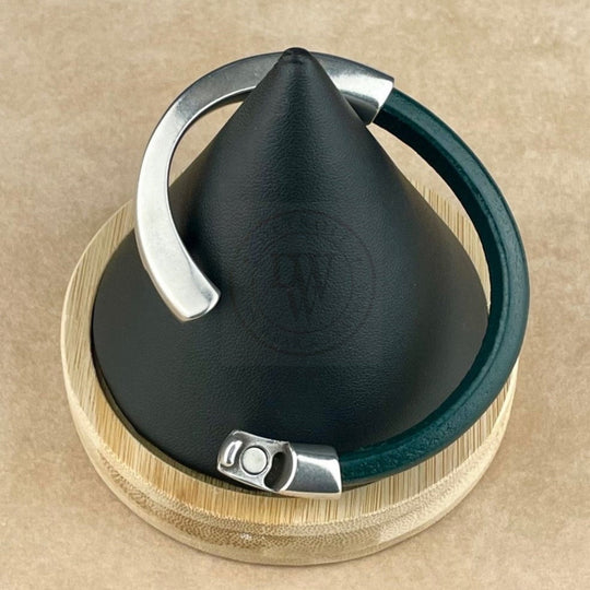 Midnight Green Leather Unisex Arena Bracelet-5