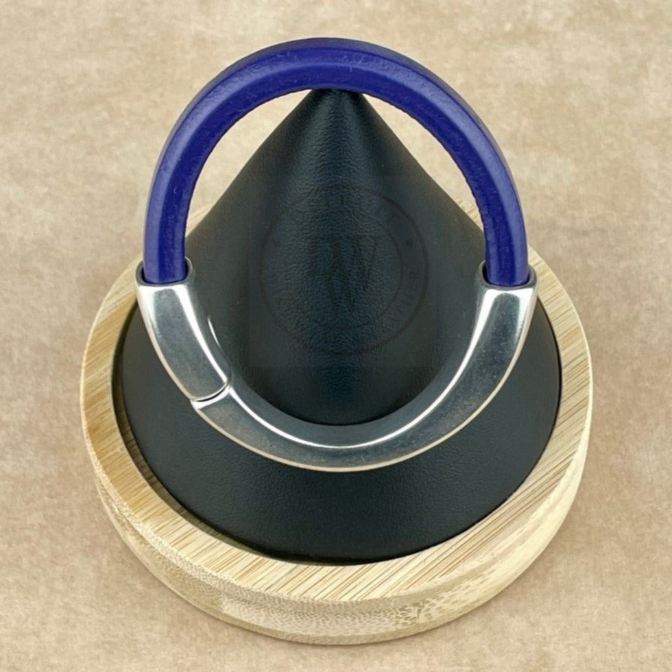 Dark Purple Leather Unisex Arena Bracelet-1