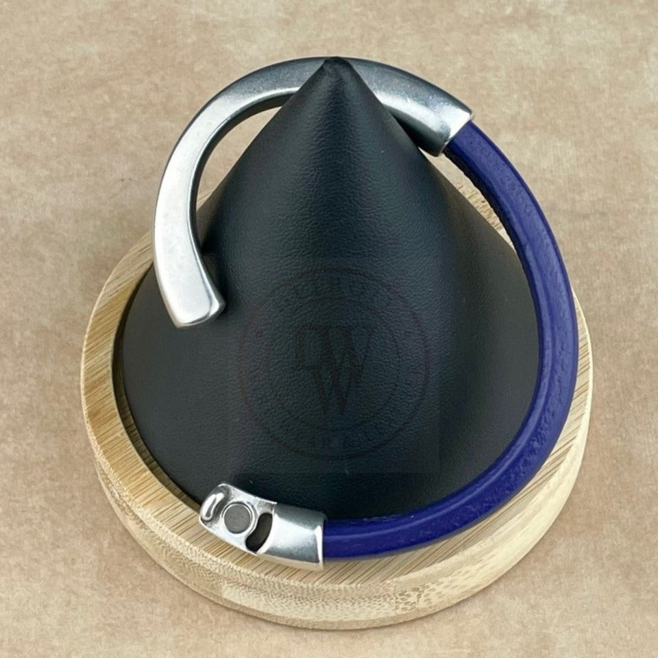 Dark Purple Leather Unisex Arena Bracelet-5