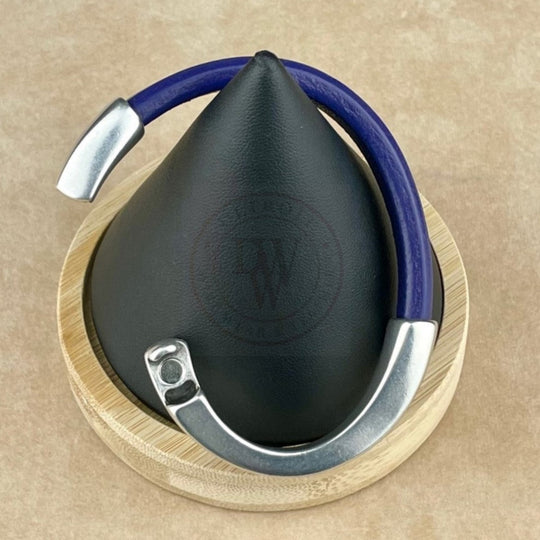 Dark Purple Leather Unisex Arena Bracelet-6