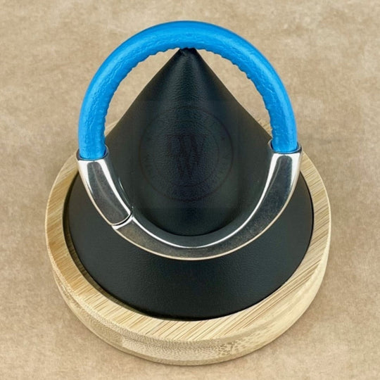 Sky Blue Leather Unisex Arena Bracelet-1