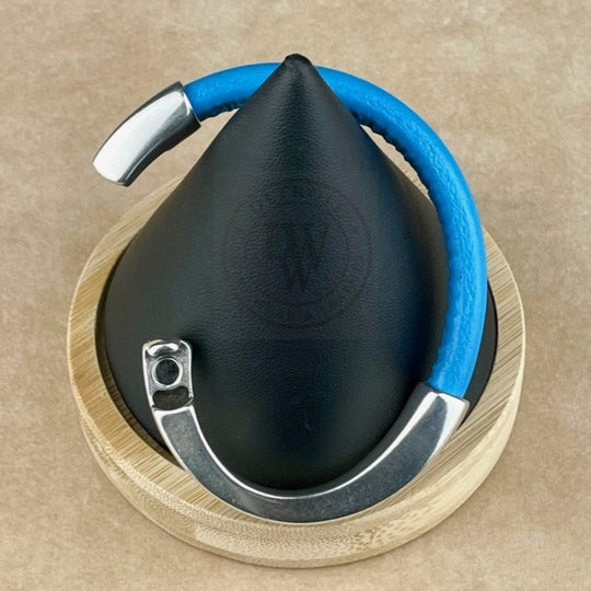 Sky Blue Leather Unisex Arena Bracelet-6