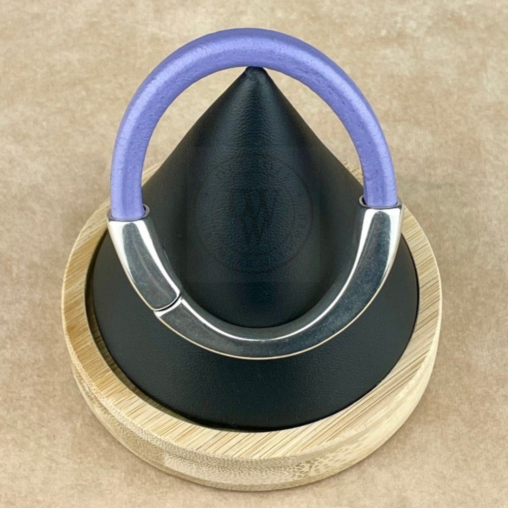 Lilac Leather Unisex Arena Bracelet -1