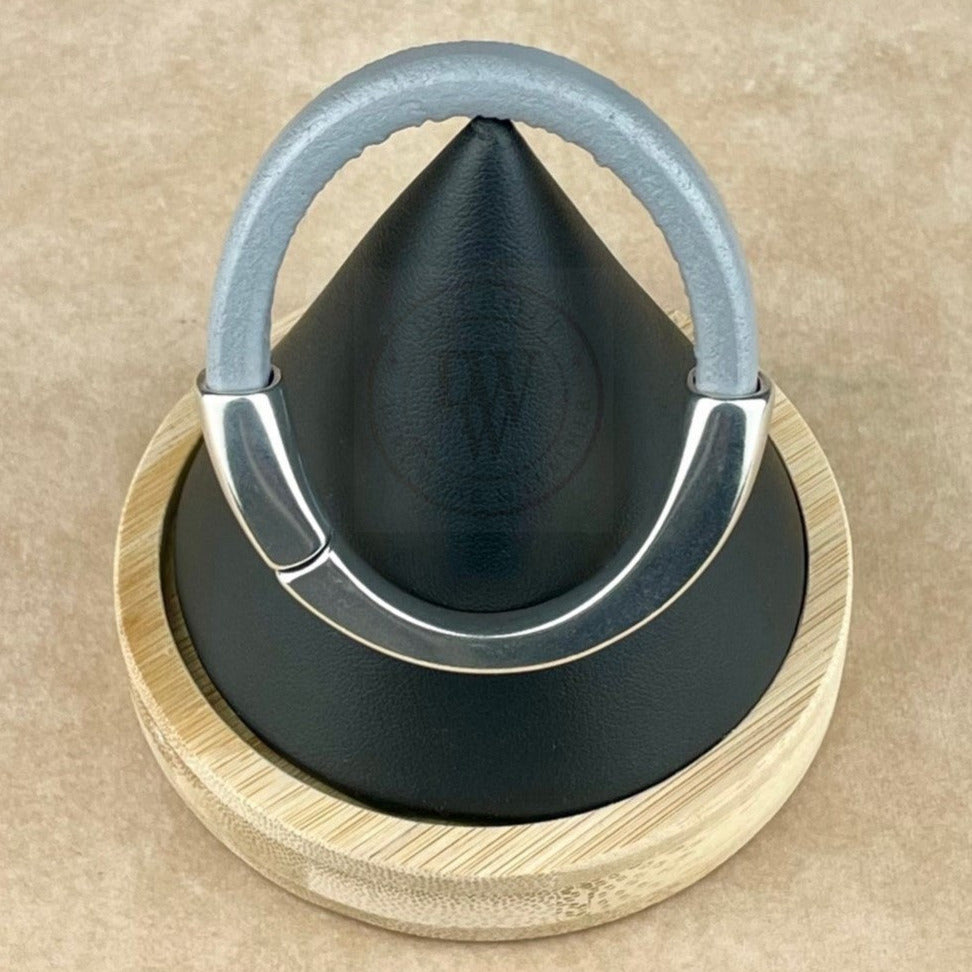 Light Grey Leather Unisex Arena Bracelet-1