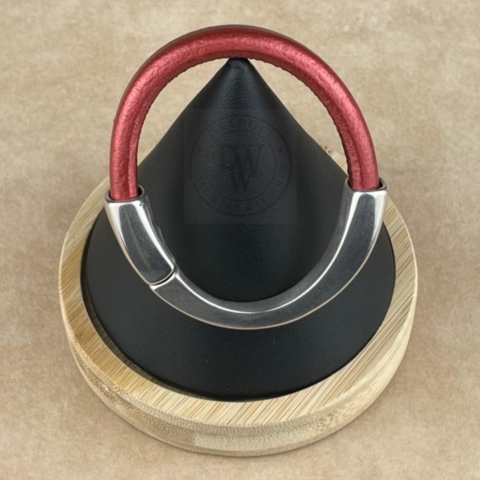 Metallic Copper Leather Unisex Arena Bracelet-1