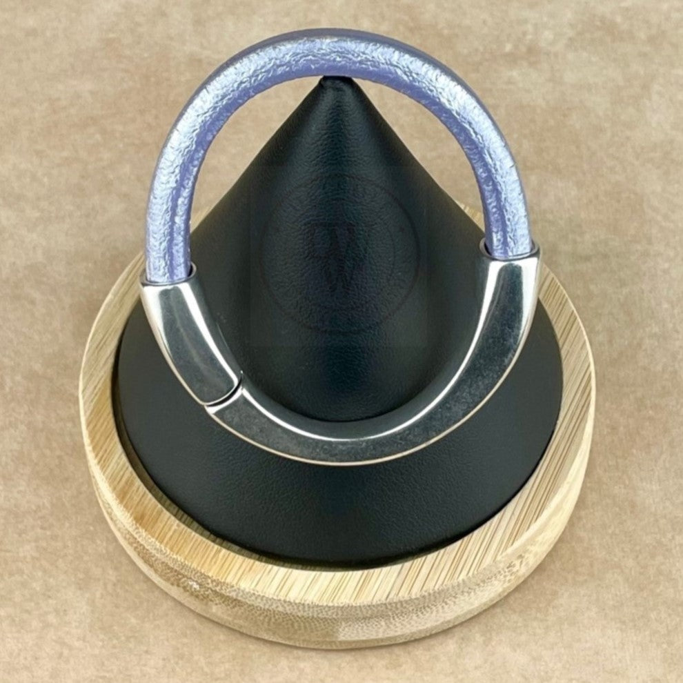 Metallic Lilac Leather Unisex Arena Bracelet-2