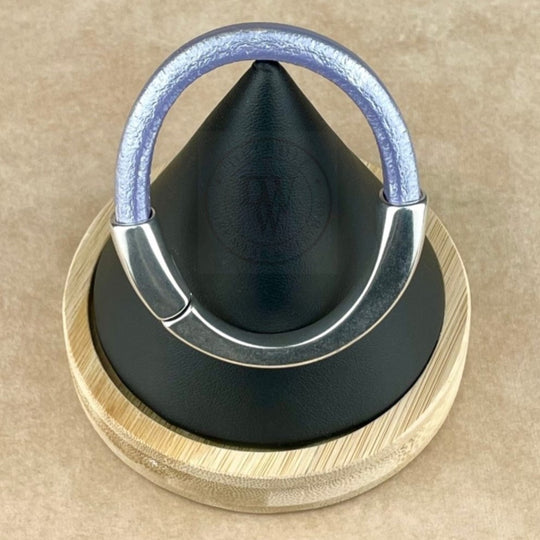 Metallic Lilac Leather Unisex Arena Bracelet-2