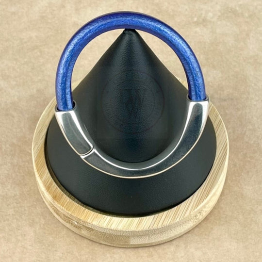 Metallic Amethyst Leather Unisex Arena Bracelet-1