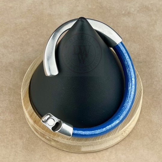 Metallic Star Spangled Banner Blue Leather Unisex Arena Bracelet-5