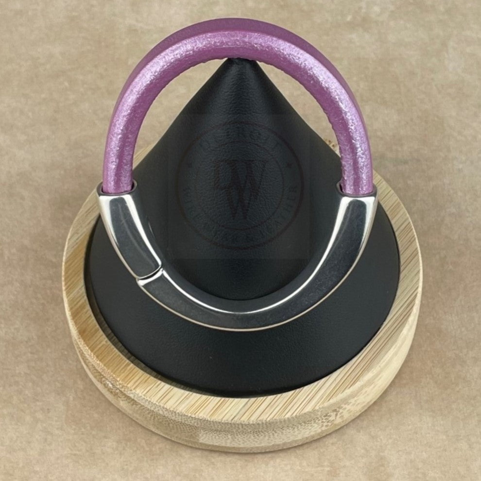 Metallic Orchid Leather Unisex Arena Bracelet -1