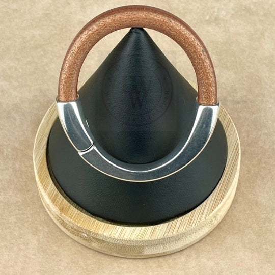 Matte Metallic Copper Leather Unisex Arena Bracelet-1