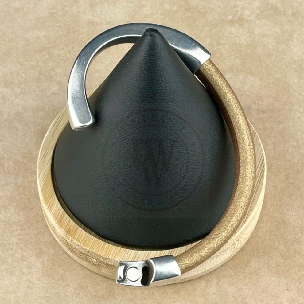 Matte Metallic Gold Leather Unisex Arena Bracelet-5