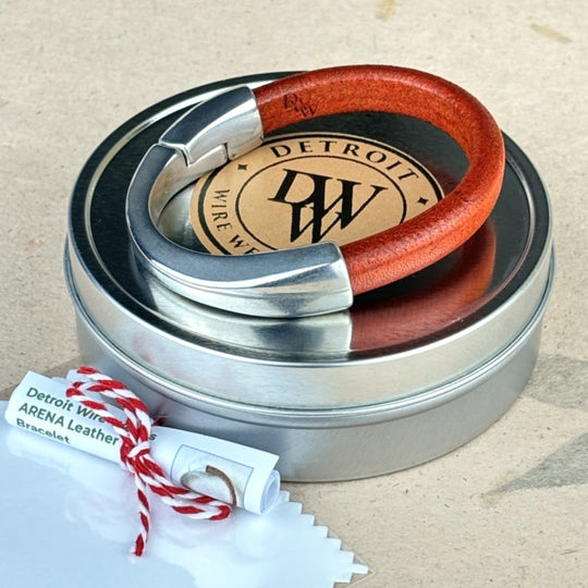 Midnight Green Leather Unisex Arena Bracelet-7